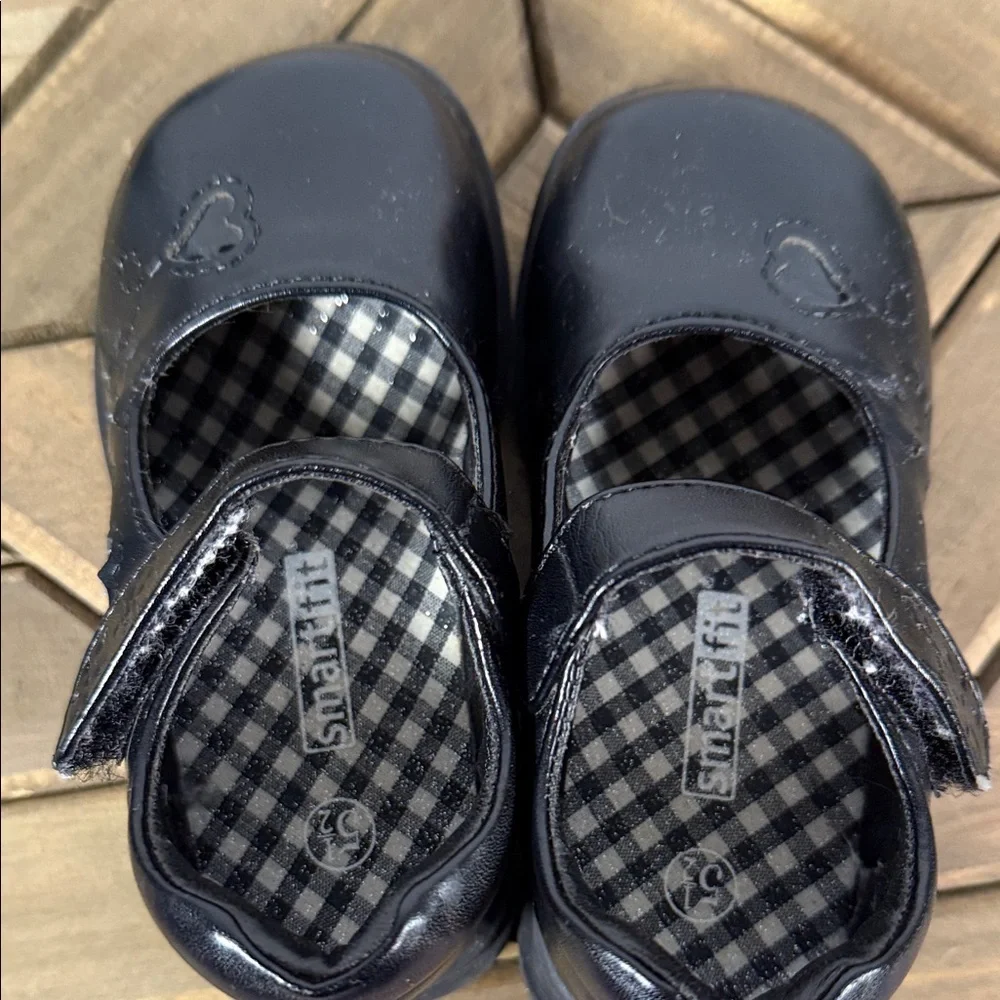 Carter's 5T Black Quilted Kids Boots and SmartFit 5‎ 1/2T Black Mary Jane Shoes